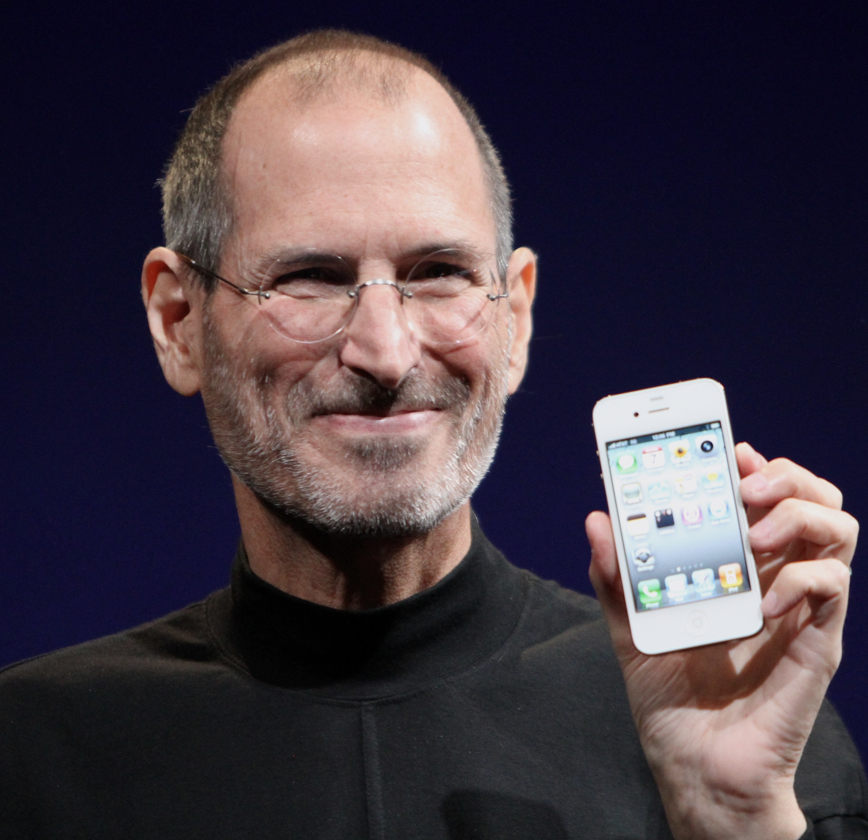 Portrait of young Steve Jobs